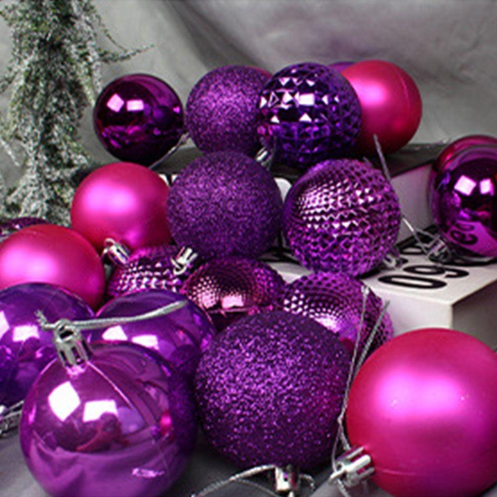 36pcs Big Christmas Ball Set Shatterproof Hanging Ornament Christmas Tree Decoration Pendant  Window