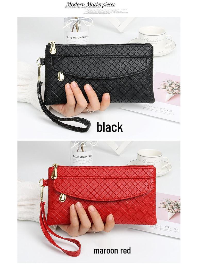 Korean Style Women's Clutch Handbag - Mini Cell Phone & Coin Purse