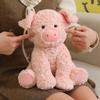 1Pc 25Cm Fluffy Lions Fox Piggy Cattle Peluche Toy Cute Sitting Animal Elephant Koala Bear Monkey Cow Polar Bear Dolls For Kids
