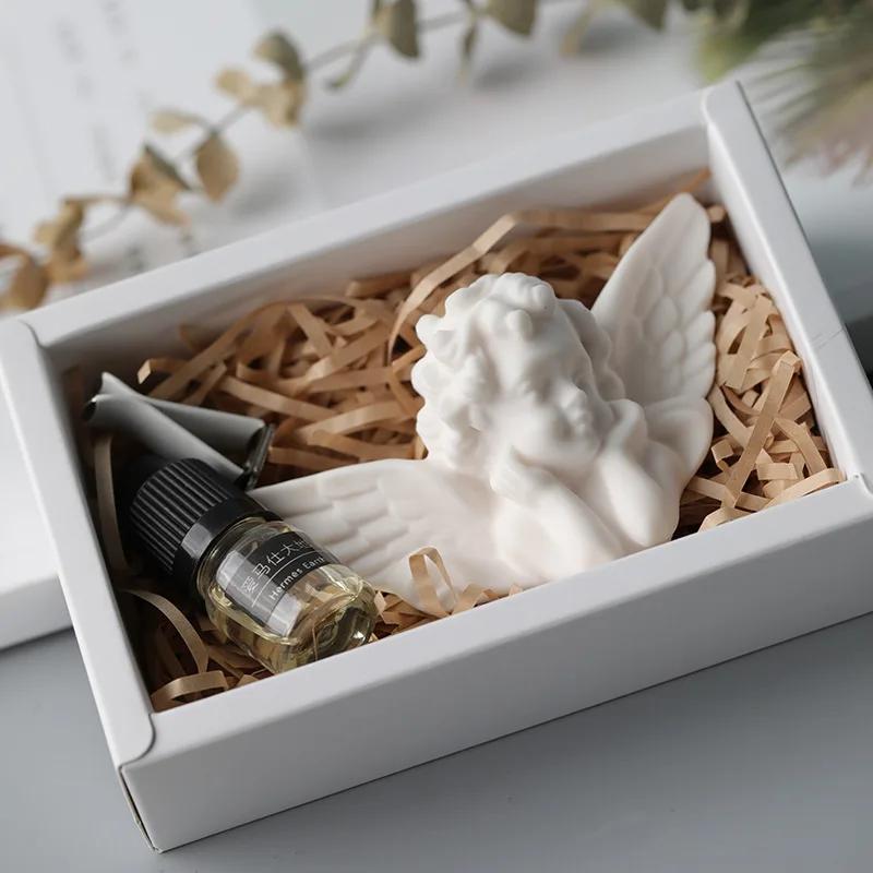 DIY Angel/Mermaid Silicone Soap Mold 3D Portrait Plaster Candle Epoxy Resin Making Tool Handmade Chocolate Ice Cube Baking Kit