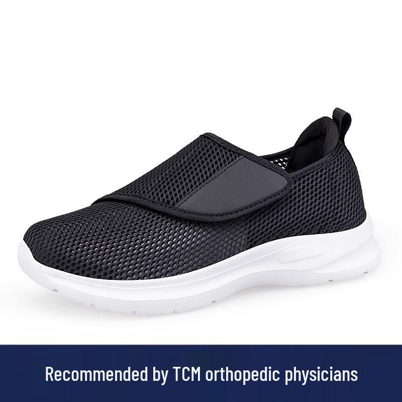 Summer Breathable Shoes for Elderly with Swollen Feet and Hallux Valgus