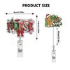 Acrylic Badge Reel  Nurse Id Badge Holder  Id Holder Compact Retractable Name Tag Clip For Hospitals Teachers