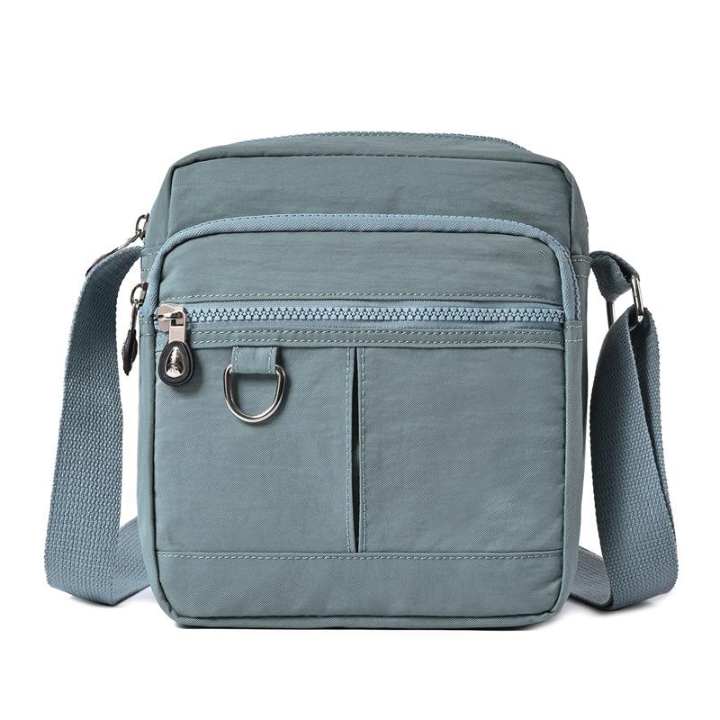 

Women Shoulder Bag Summer Bag Casual Tote Outdoor Waterproof Nylon Handbag Solid Color Zipper Messenger Bags Coin Holder Purse