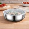 Stainless Steel Mixing Bowl With Lid Large Capacity Large Mixing Bowls  Cleaning Vegetables