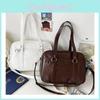 Stylish Urban Chic Tote Bag For Women Pu Leather Large Capacity Shoulder Bag
