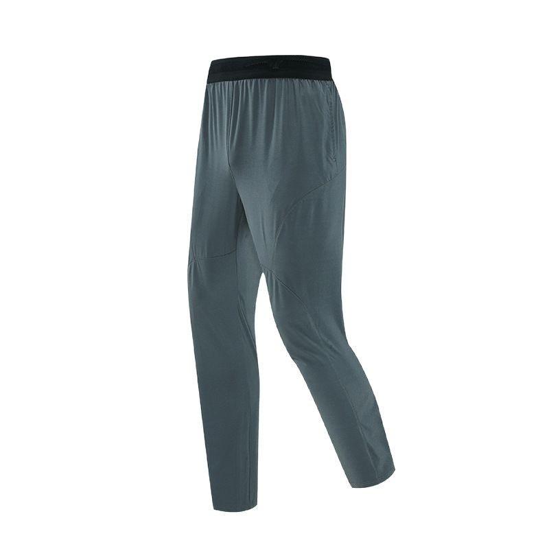 

Men s Lightweight Quick-Dry Ice Silk Running & Cycling Pants for Spring/Summer XXL темно-сірий