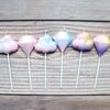 Single Gradient Color Diamond Cloud Birthday Candle Cake Decoration Party Supplies Creative Colorful Candle