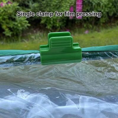 30 Pcs Greenhouse Clamps Reusable Greenhouse Hoop Clips Support Frame Grow Tunnel Clips Secure Garden Mesh On Hoops for Wind Snow Protection