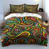 Bohemian Style Colorful Paisley Bedding Bedding Set (1 Duvet Cover, 2 Pillowcases, Duvet Not Included)