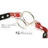 Praxia Metal Gag with Double Ring Mouth Mouth Mouth SM Goods Logo - Gag, Gag, Opener, [Includes Pouch/Cleaning Cloth]