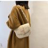 Plush Small Square Bag Autumn and Winter Simple One-shoulder Messenger Bag