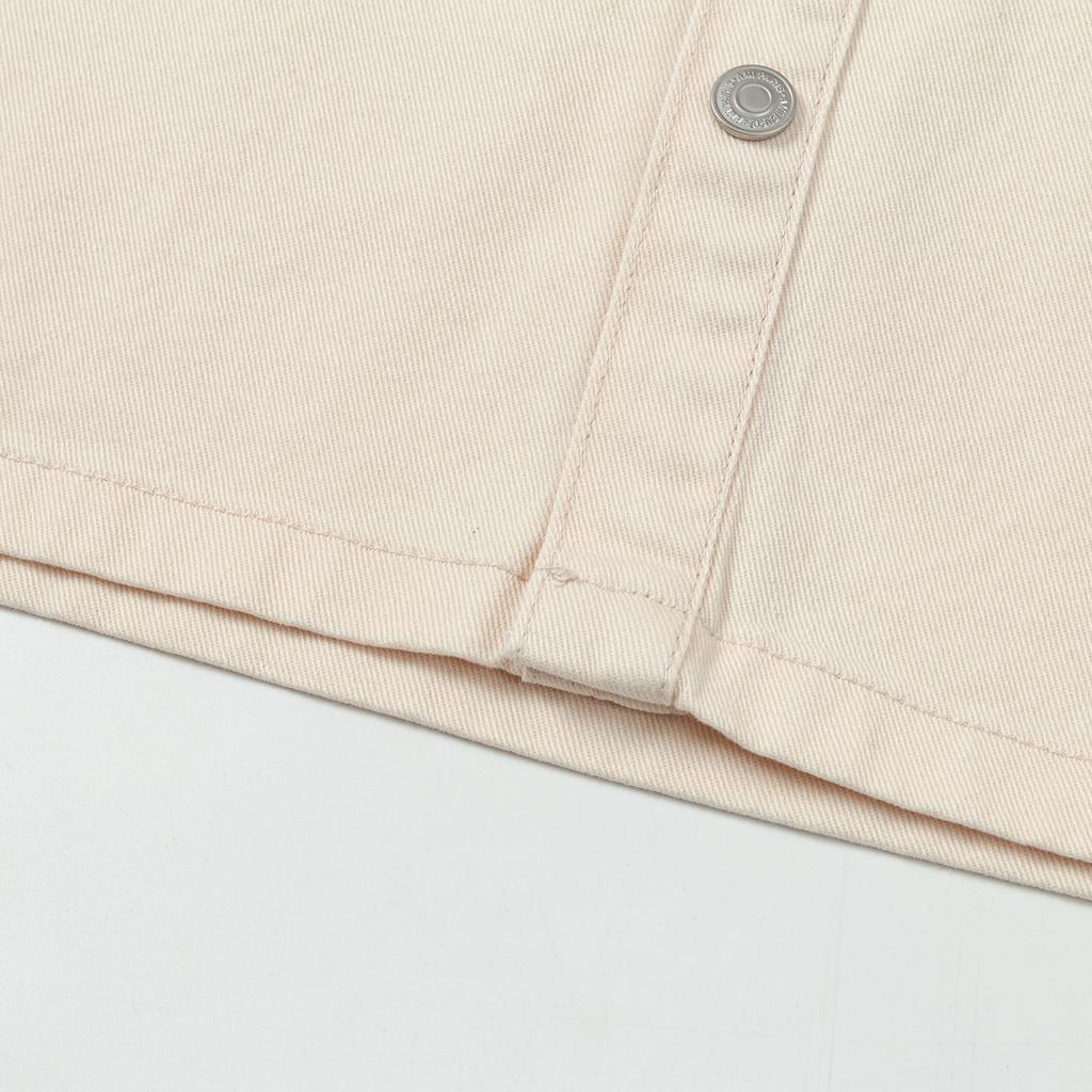 AMI Autumn and Winter Classic Heart Embroidered Casual Cotton Solid Color Long Sleeved Shirt on the Chest