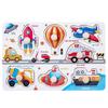 Giocattoli Montessori in Legno Blocchi da Costruzione per Bambini Classificatore di Forme Alfabeto Numeri Puzzle Jigsaw Giocattolo Educativo per Bambini Regalo per Bambino