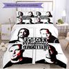 3pcs Duvet Cover Set (1*Duvet Cover + 2*Pillowcase, Without Core), Bohse Onkelz Print Soft All‑Season Bedding Set, Home Bedroom Decor Gift