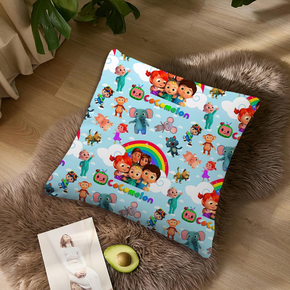 Cartoon Cute C-Cocomelons Baby Pillow Case Living Room Home Sofa Office Shop Cover Printing Comfort Decoration Nordic Simplicity