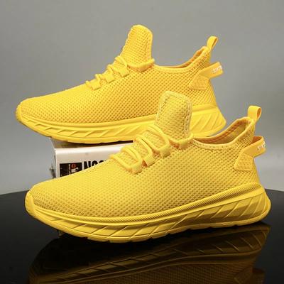 Scarpe da Corsa Ammortizzanti da Uomo Adatte ai Runner Scarpe Sportive con Lacci Camminata all'Aperto Tennis Antiscivolo Spesse e Basse