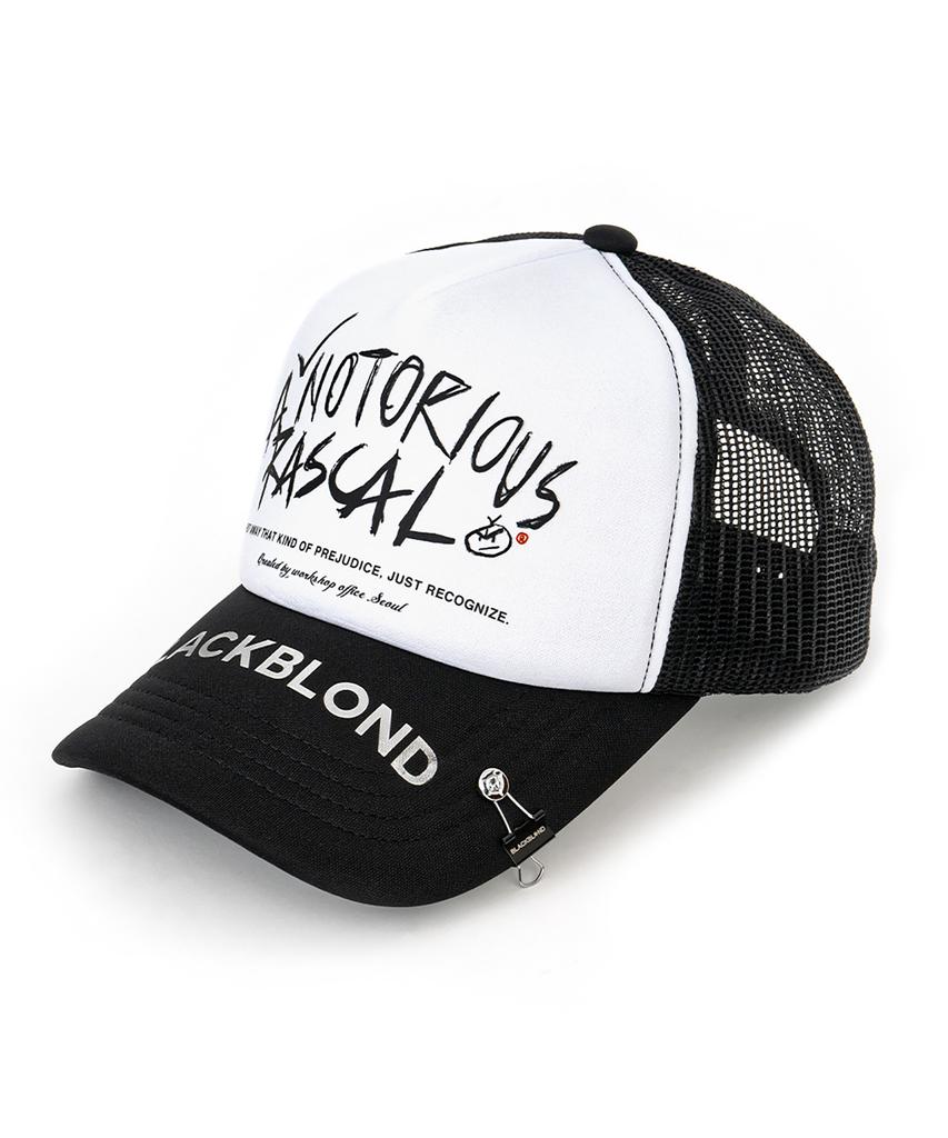 BLACKBLOND Vividi Rescul Trucker Mesh Cap (Black)