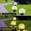 Outdoor Waterproof Led Solar Garden Lights Cracked Glass LED Lights for Walkway Path Patio Park Yard Light Holiday Decoration