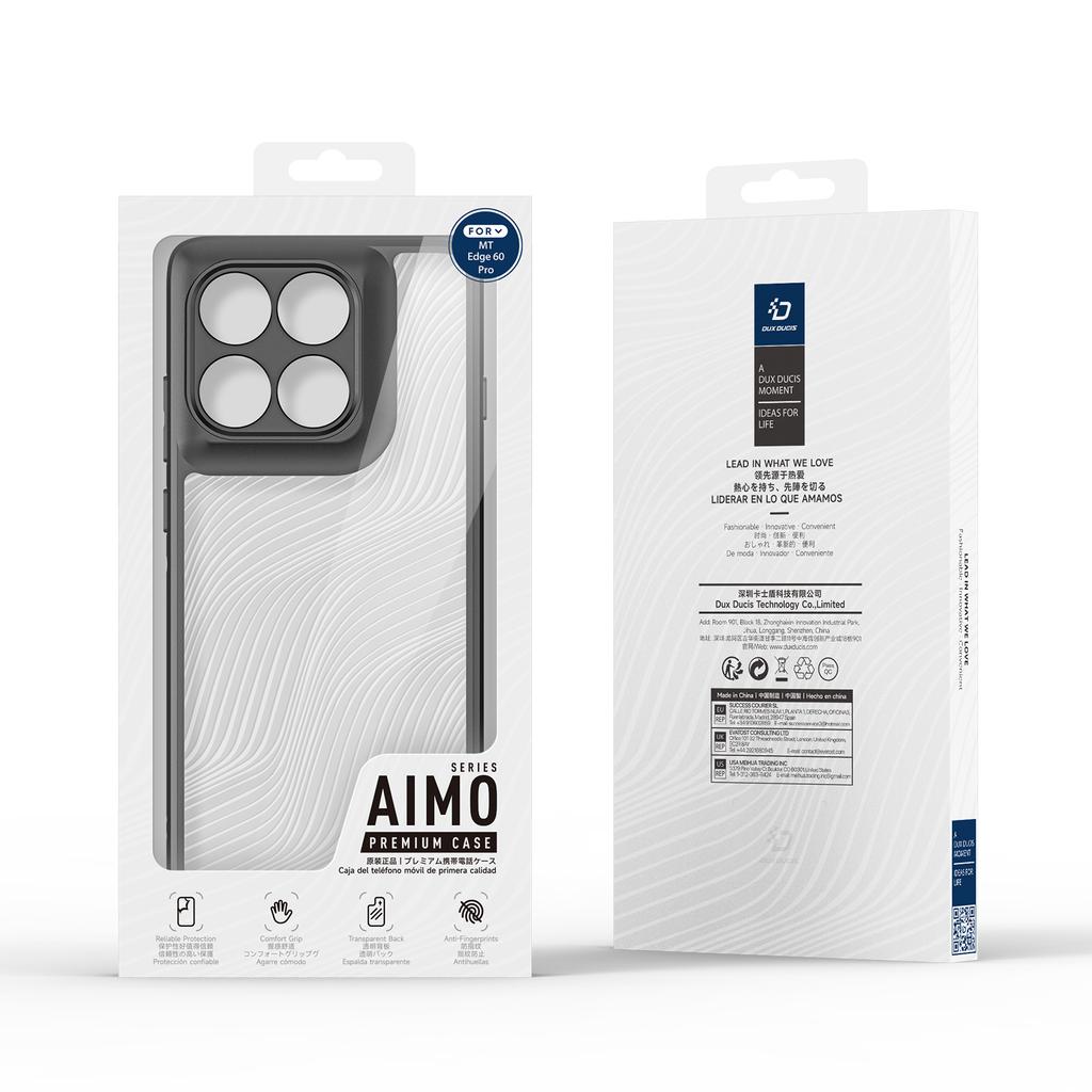 For Motorola Edge 60 Pro 5G Case DUX DUCIS Aimo Series TPU+PC Matte Drop-proof Phone Cover (REACH Certification)