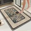 Non-slip Bathroom Absorbent Floor Mat for Toilet and Entryway