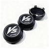 4pcs VS W Work Logo Emblem Car Wheel Center Caps OD 60MM 56MM Wheels Hub High Cap JDM VS Badge Rim Hubcaps Cover Car Accessories