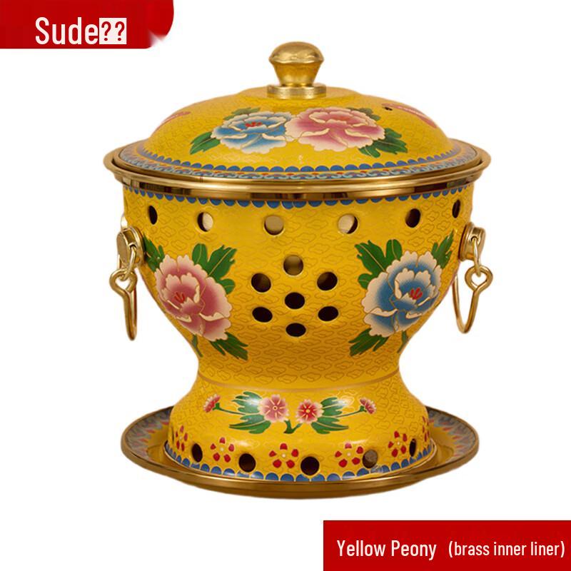 Sodexin Cloisonné Single Person Copper Hotpot 19cm