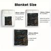 Underwater Fish Collection 2D Flat Pattern Flannel Blanket, High quality All Seasons, Home Decor, Warmth and Comfort, Perfect for Christmas Gifts.