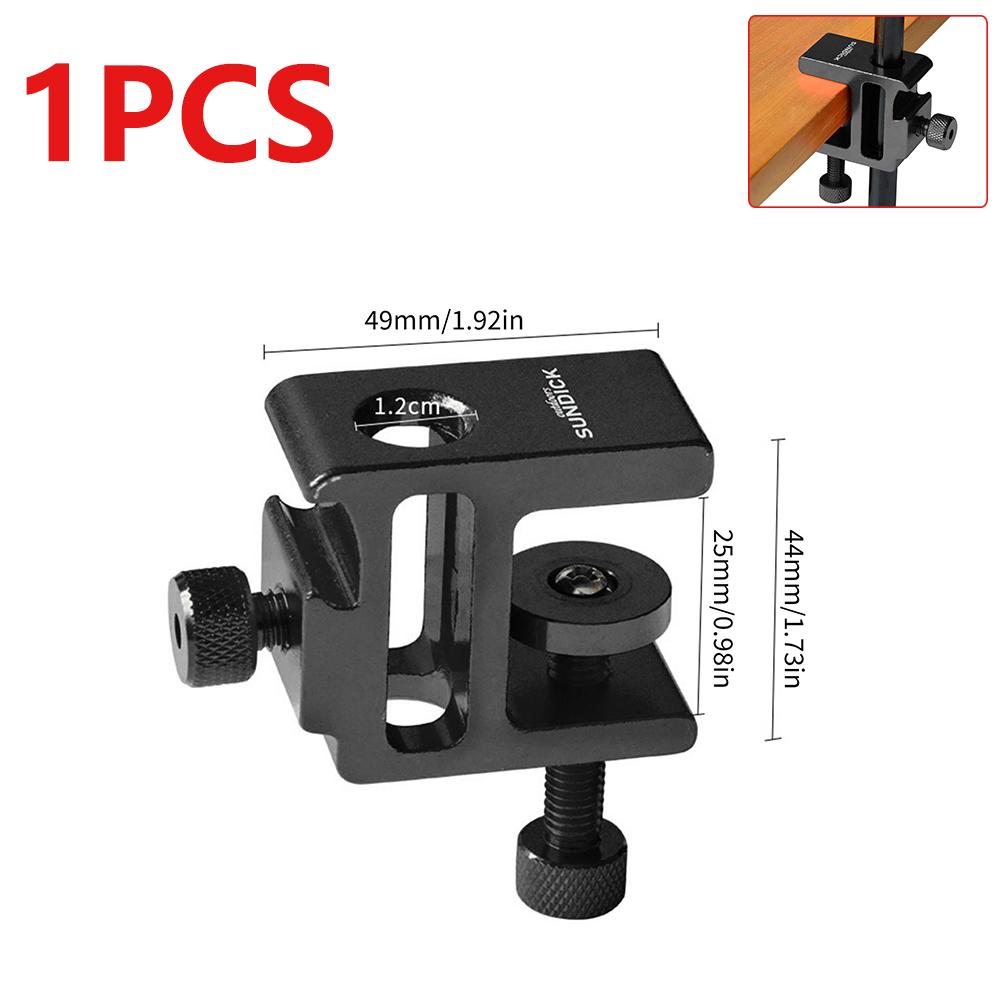 1-10P Table Lamp Clip Light Pole Fixing Tool Aluminum Alloy Desk Lantern Clamp Hanging Lamp Holder Clip Camping Supplies