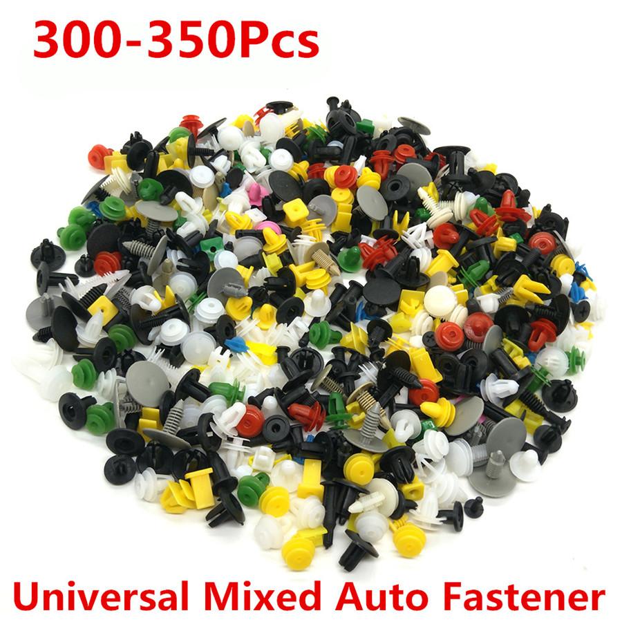 

300-350Pcs Auto Vehicle Car Bumper Clips Rivet Door Panel Fender Liner For All Car