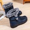 Lucyever Non Slip Waterproof Snow Boots for Women Faux Fur Keep Warm Ankle Boots Woman Short Plush Platform Winter Botas Mujer