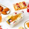 4 Cells Silicone Ice Cubes Trays With Lid Diy Homemade Popsicle Mould Food Freezing Container For Cocktail Freezer Kitchen Tools