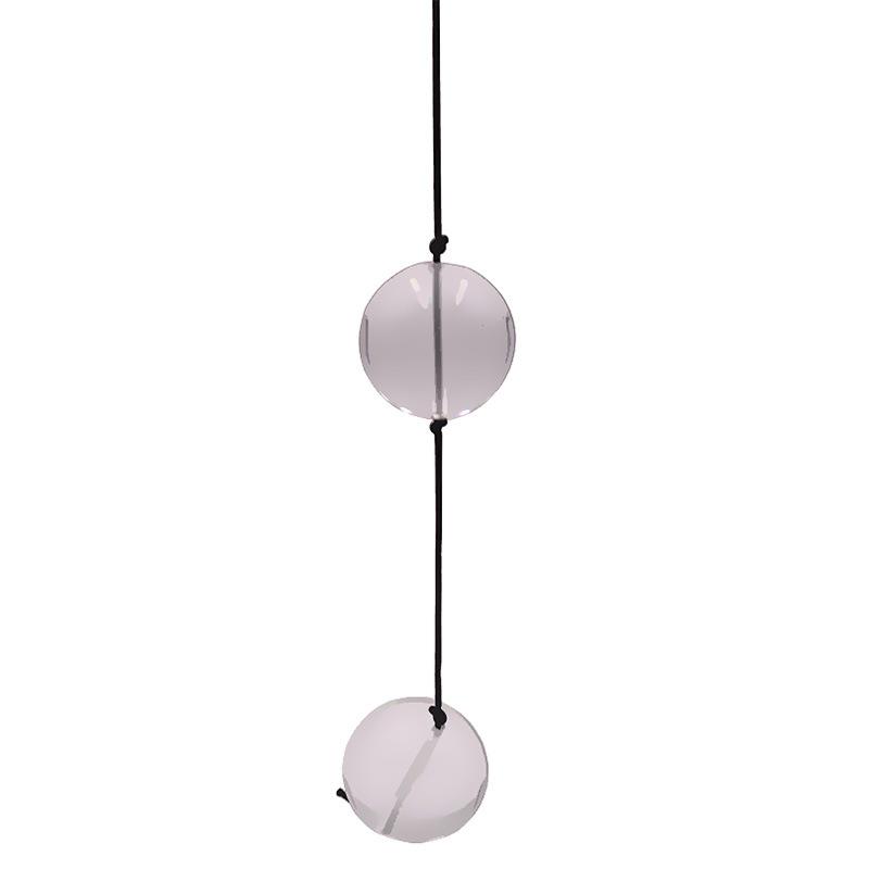 Oversized Double Ball Pull Beads Crystal Glass Stimulation Exercise Smart Ball Couple Flirting Female Masturbation Adult Sex Product