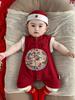 Boys' Chinese Festive Romper: Summer Harem Crawling Suit for First Birthday Banquet (Style 5303).