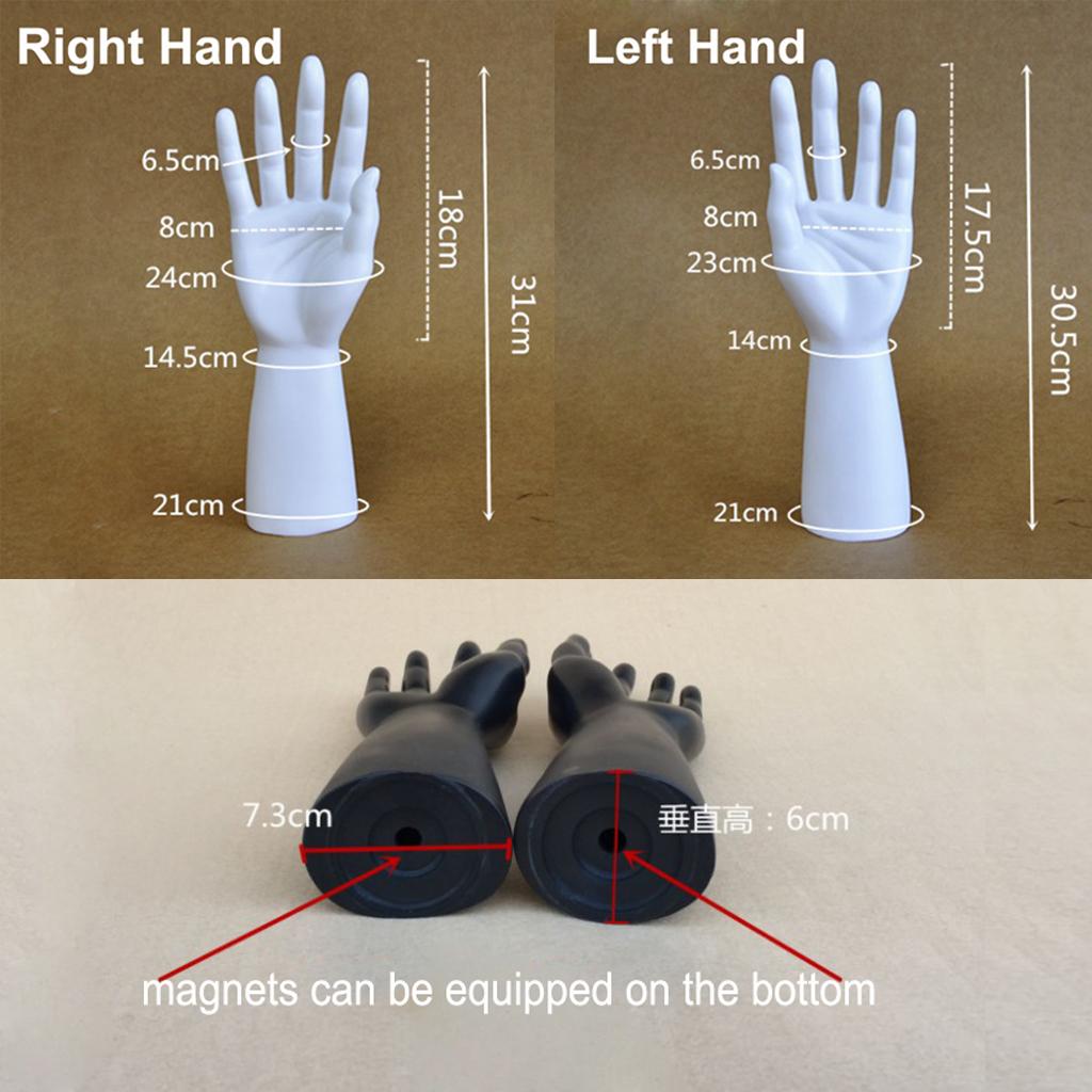 Male Hand Model Holder For Jewelry Bracelet Gloves