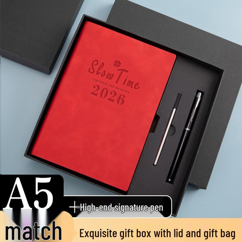2026 A5 Daily Planner: Student & Office Diary, Customizable Souvenir Notebook