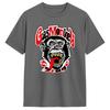 Monkey Gas Garage TShirt Unisex Awesome Pure Cotton Tee Shirt Round Neck Short Sleeve T Shirts Adult Tops
