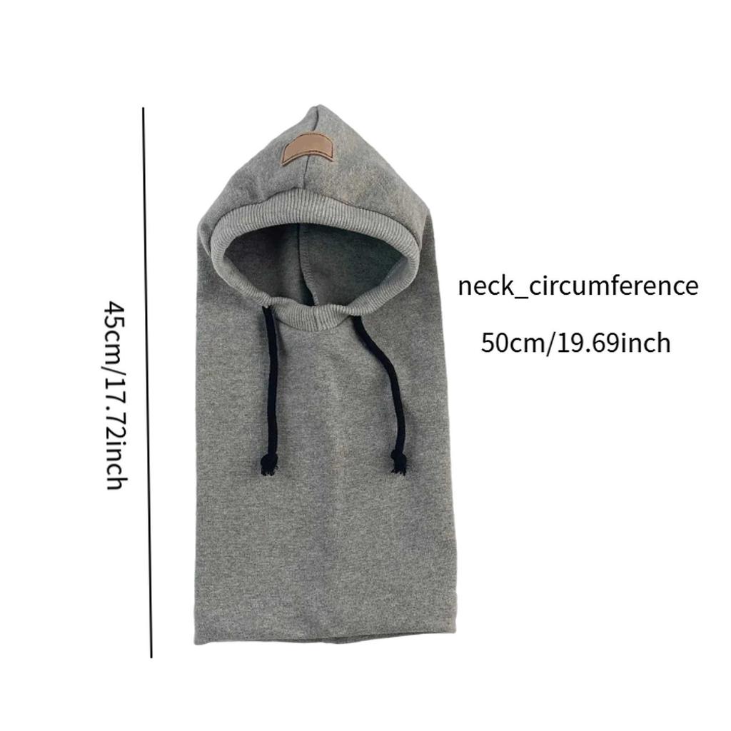 Pet Ear Muffs Dogs Snood Noise Protection Neck Ears Warmer Hat Hoodie Windproof Head Wrap for Medium Large Dogs