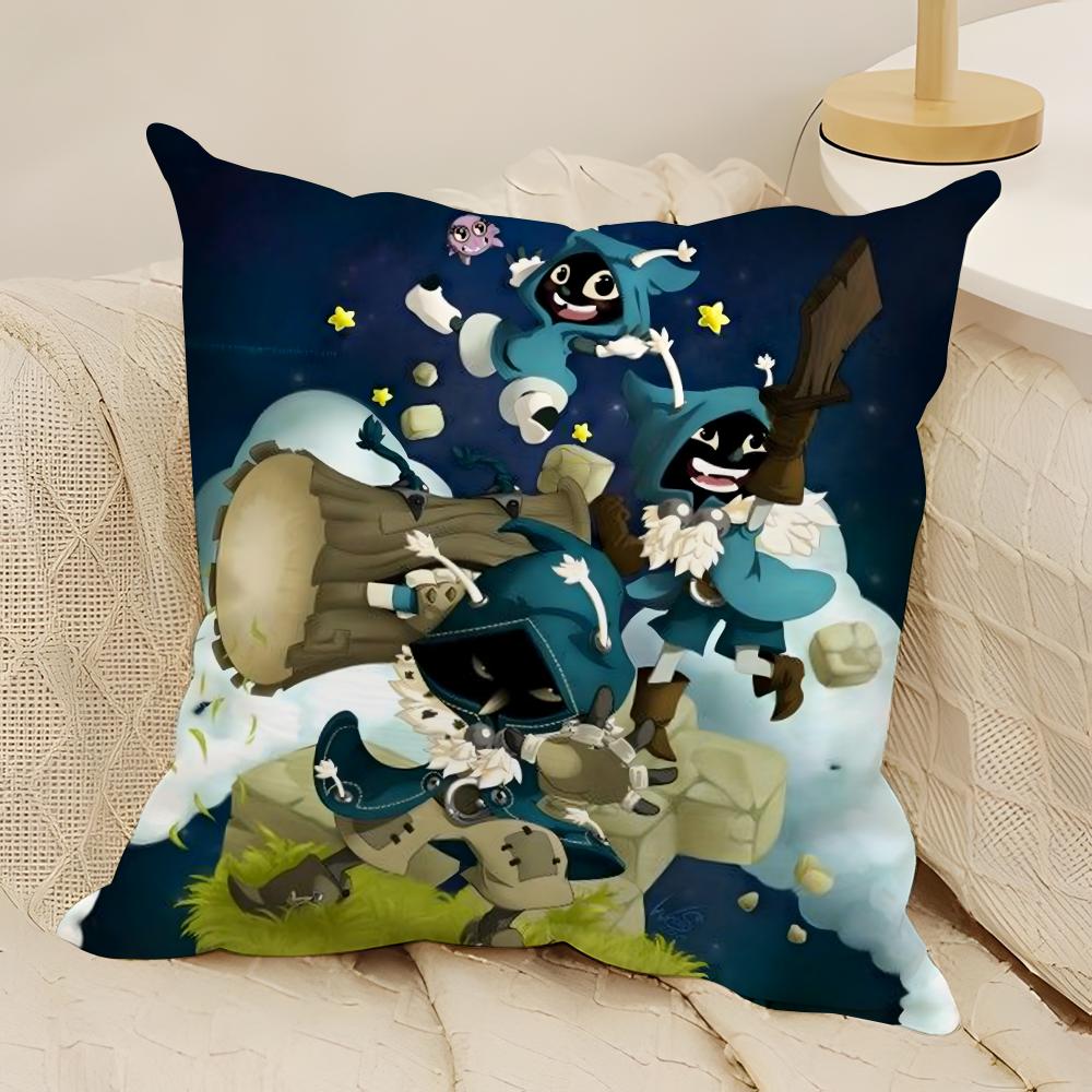 Hot Game D-DofusS Pillow Case Natural Linen Double-Sided Printing Sofa Home Decor Cushion Cover