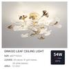 Living Room Chandelier Creative Luxury Hall Light Post-modern Atmosphere Restaurant Bar Lighting Designer Ginkgo Leaf Lighting