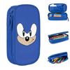 Soniced Face Pencil Cases Cartoon Game Pencil Pouch Pen Box for Student Big Capacity Bags School Supplies Zipper Stationer
