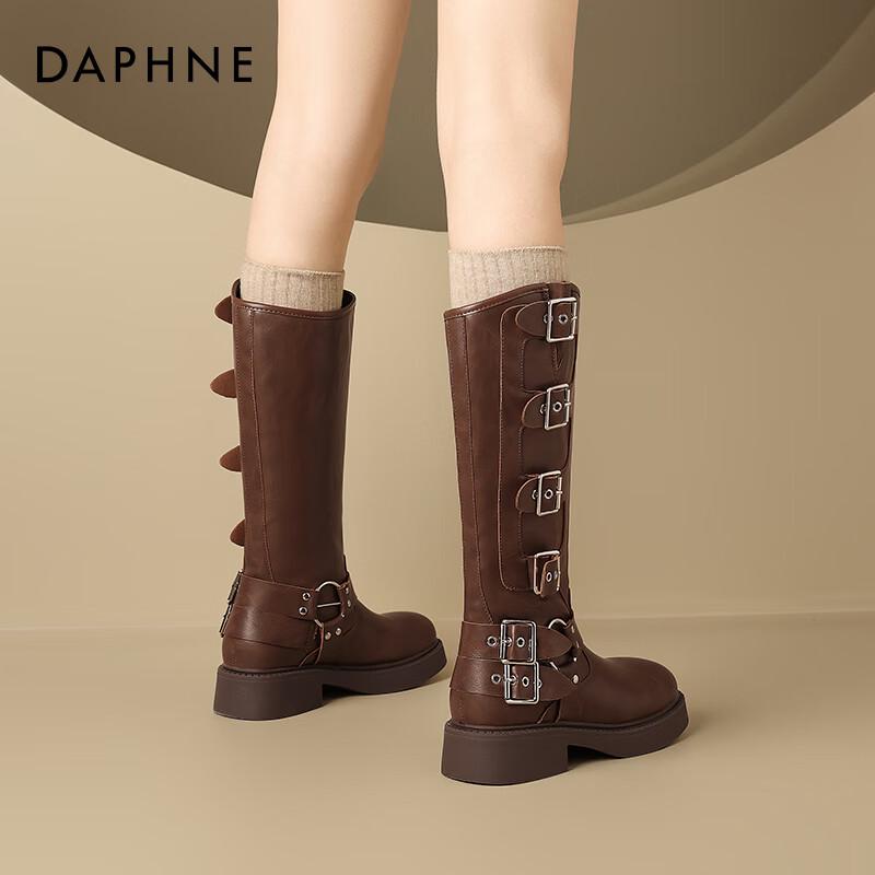 Daphne Women s Western High-Tube Cowgirl Boots EU 38