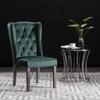 Day and Night - Day and Night Dark Green Velvet Dining Chair