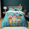 3 Pieces Coco-melon Bedding Set for Boys Girls Ultra Soft Quilt Cover All Season Comforter Set(1 Duvet Cover+2 Pillow Sham)