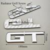 gycsn9 3D Metal Logo GT Car Rear Boot Trunk Emblem Fender Side Front Grille Badge Sticker Decals For Mustang GT Accessories