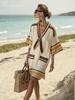 26Y2 Vacation Bikini Blouse Sunscreen Printed Beach Skirt European and American New Models