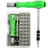 32-in-1 Anti-Rutsch Magnetischer Schraubendreher-Bit Torx-Ratsche Schraubendreher Anti-Rutsch-Griff Schraubendreherkopf für Computer-Kamera-Reparatur