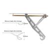 Anhängerparkhilfe 2200 lbs Tragfähigkeit Anhängerstabilisator Heber 520 mm Maximale Höhe 105 mm Minimale Höhe für Anhänger