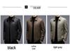 Men's Winter Fashion Down Jacket - Solid Color, 90% White Duck Down, Warm Casual Business Coat