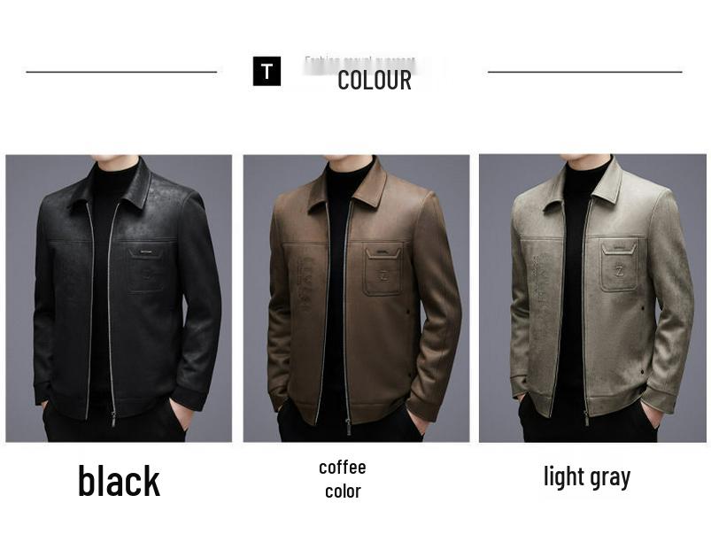 Men's Winter Fashion Down Jacket - Solid Color, 90% White Duck Down, Warm Casual Business Coat