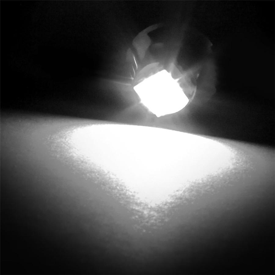 30X 12V T4.7 Wedge 5050-SMD Light Bulbs Colorful Decor Car Dashboard Panel Gauge